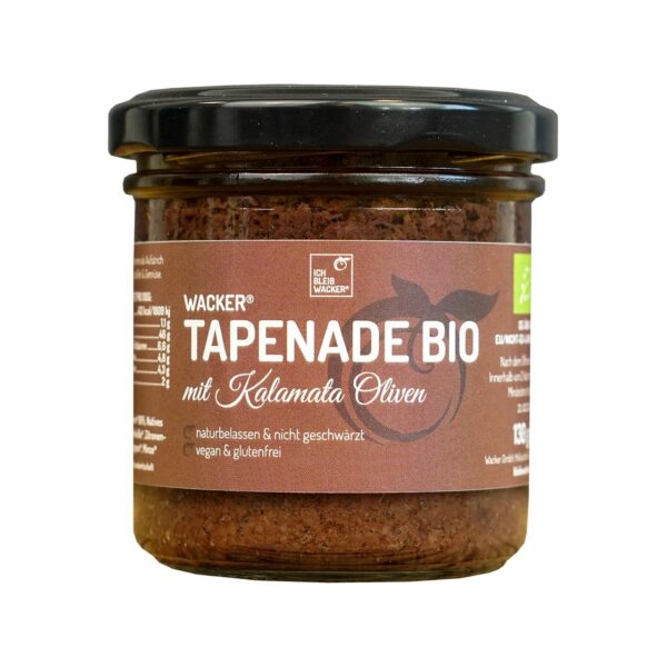 Wacker Tapenade mit Kalamata Oliven Bio