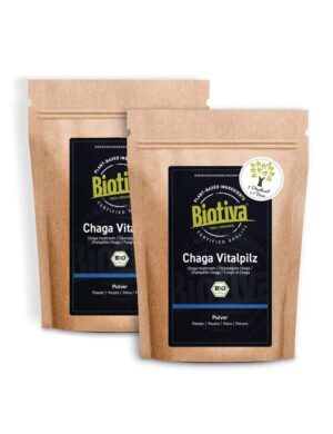 Biotiva Chaga Pilz Pulver Bio