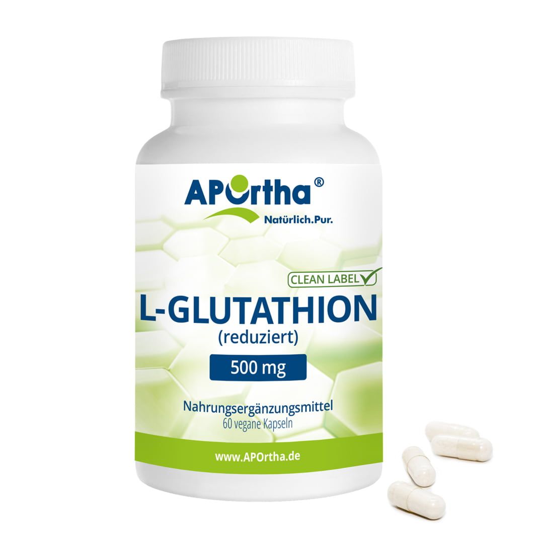 APOrtha® L-Glutathion 500 mg - vegane Glutathion-Kapseln