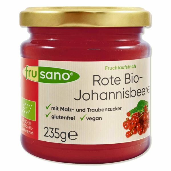 Frusano Bio Fruchtaufstrich Rote Johannisbeere