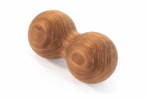 rollholz Duoball Doppelkugel Eiche 10 cm