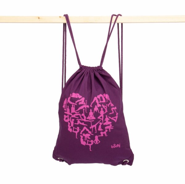 Turnbeutel GymBag Yoga Heart