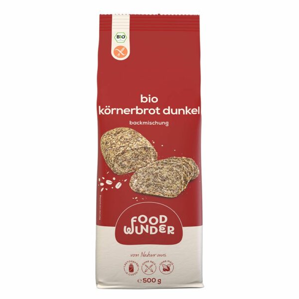 Bio Körnerbrot dunkel Backmix