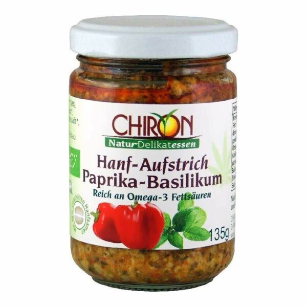 Chiron Bio Hanf Aufstrich Paprika Basilikum