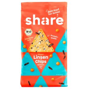 share Bio Linsenchips Linse & Schwarzer Reis