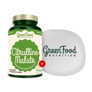 GreenFood Nutrition Citrulline Malate + Kapselbehälter