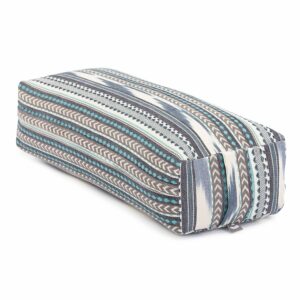 Ethno Collection: Salamba (rechteckig) Yoga-Bolster Ikat-Stoff