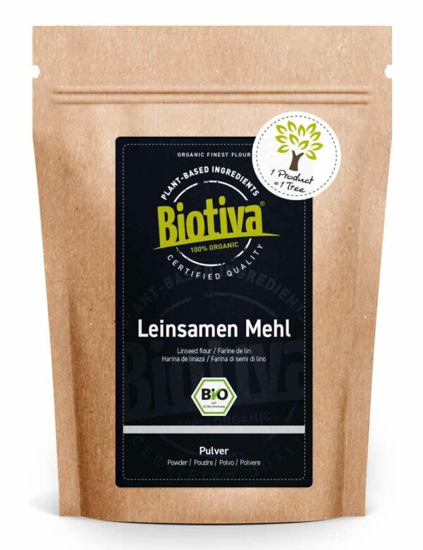 Biotiva Leinsamenmehl Bio