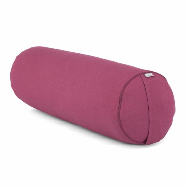 Yoga-Bolster (rund) Basic aubergine