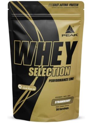 Peak Whey Selection - Geschmack Strawberry