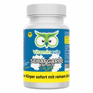 Schafgarbe Kapseln - hochdosiert - Qualität aus Deutschland - ohne Zusätze - Vitamineule®