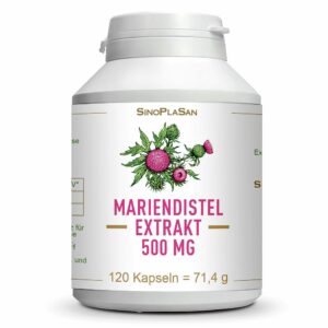 SinoPlaSan Mariendistel Extrakt 500mg Kapseln