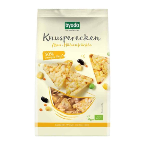 Knusperecken Mais Hülsenfrüchte