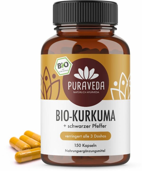 Puraveda Kurkuma mit Pfeffer Bio