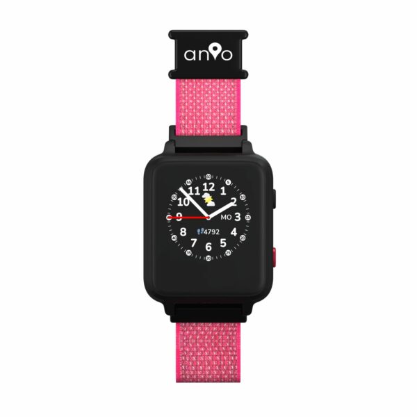 Anio 5s Kinder Smartwatch mit Telefonfunktion Hibiskus GPS Ortung 6+ Jahre