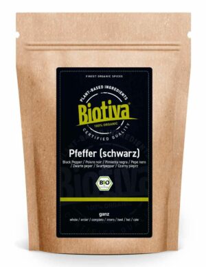 Biotiva Pfeffer schwarz ganz Bio