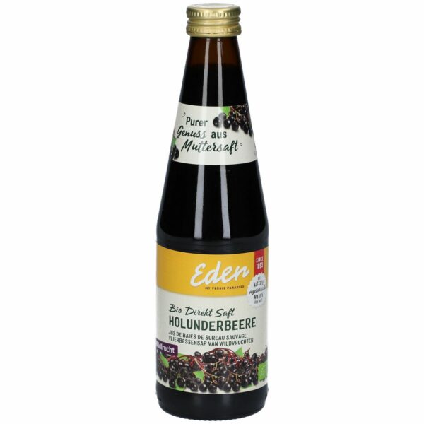 Eden Bio Direktsaft Holunderbeere