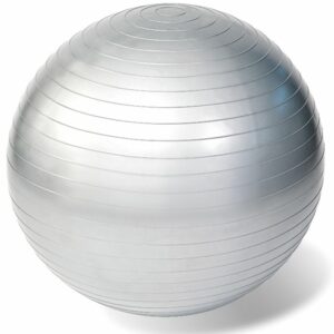 Rehaforum® Gymnastikball 75 cm silber metallic