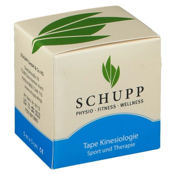 Schupp Tape Kinesiologie 5 cm x 5 m blau