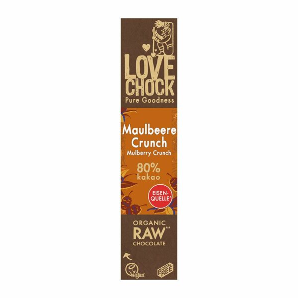 Lovechock Maulbeere Crunch 80% Kakao