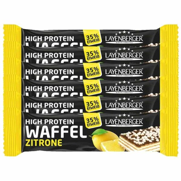 Layenberger® High Protein Waffelriegel Zitrone