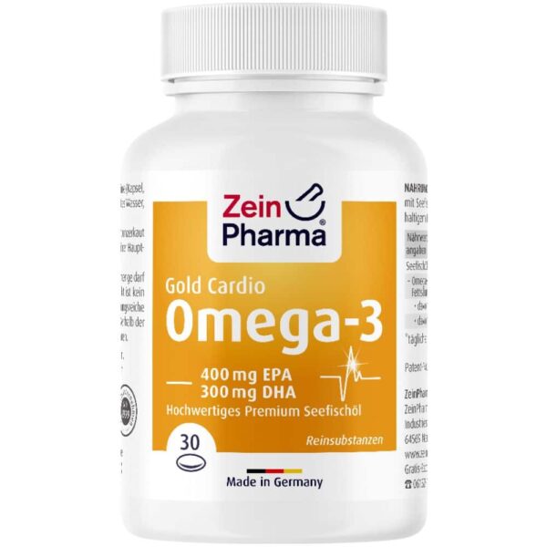 ZeinPharma® Omega 3 Kapseln Gold Cardio Edition