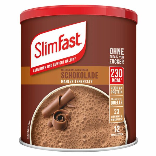 Slim Fast Milchshake-Pulver Schokolade