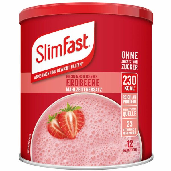 Slim Fast Milchshake-Pulver Erdbeere