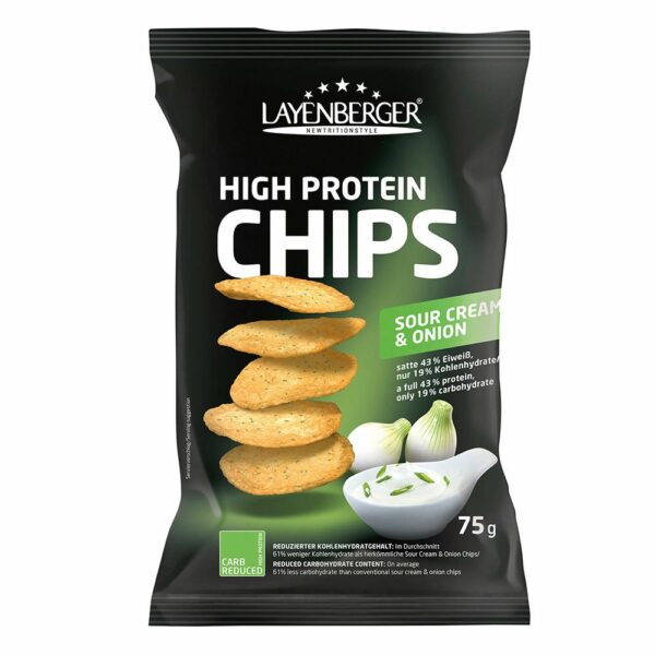 Layenberger® High Protein Chips Sour Cream & Onion