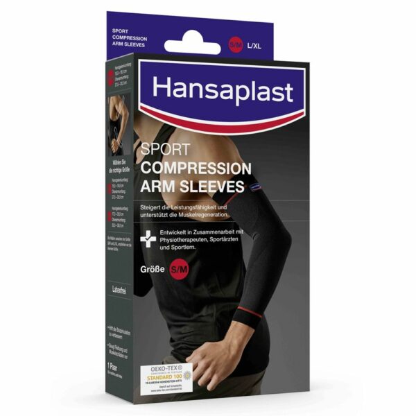 Hansaplast Sport Compression Wear Arm Sleeves Gr S/M