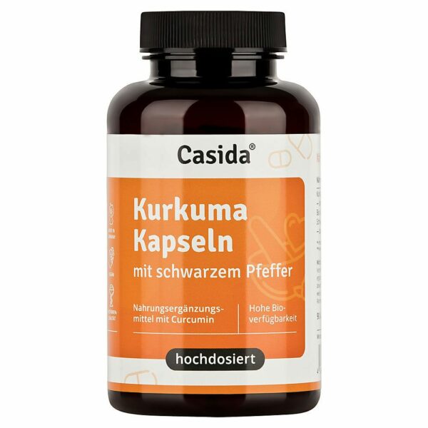 Casida® Kurkuma Kapseln mit schwarzem Pfeffer