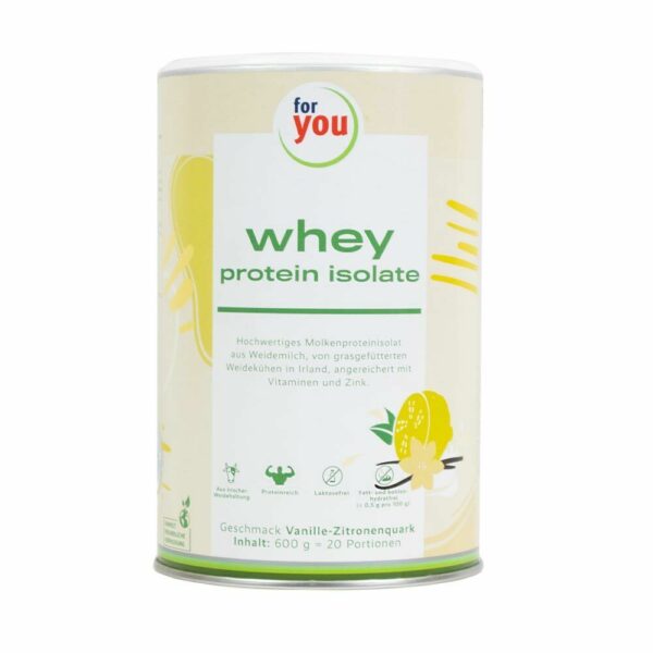 for you whey protein isolate Vanille – Zitronenquark