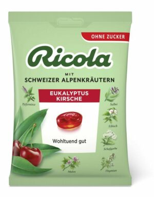 Ricola mit Schweizer Alpenkräutern Eukalyptus-Kirsche