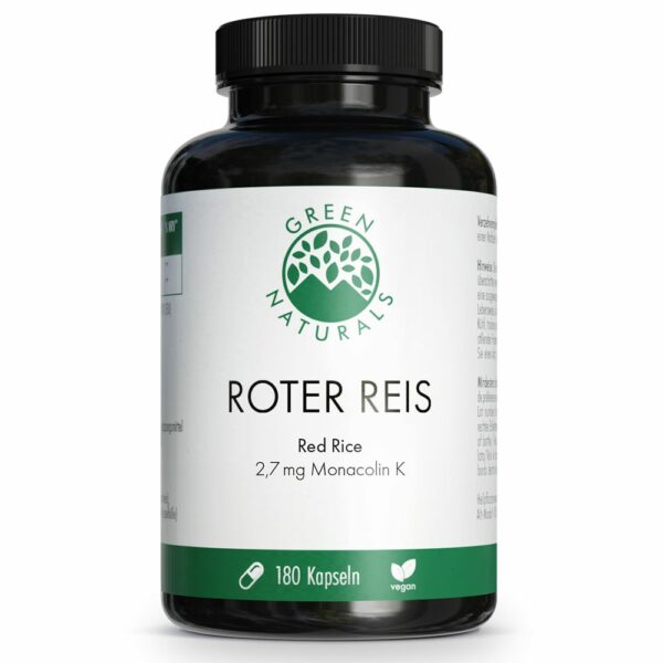 Green Naturals roter Reis Monacolin K vegan