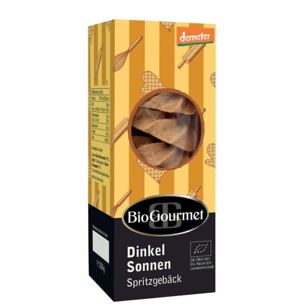 Dinkelsonnen Spritzgebäck demeter