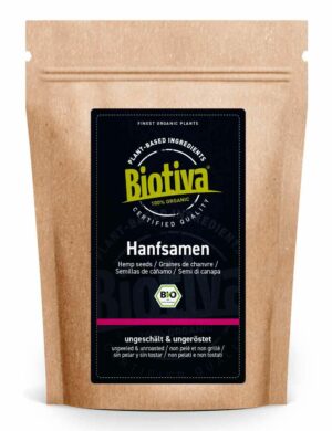 Biotiva Hanfsamen ungeschält Bio