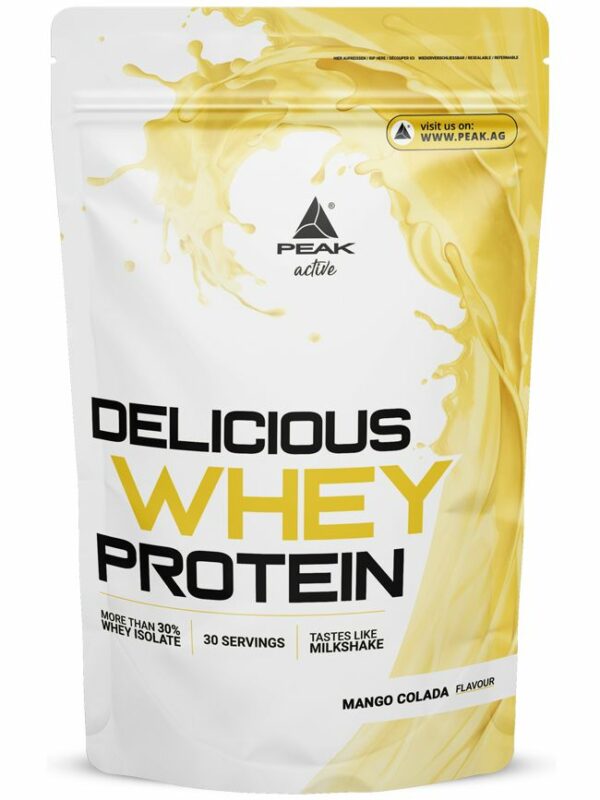 Peak Delicious Whey Protein - Geschmack Mango Colada