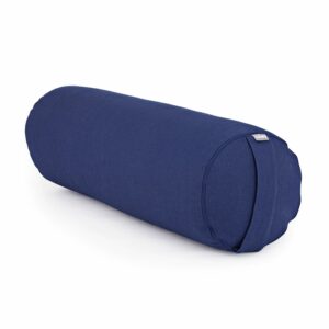 Yoga-Bolster (rund) Basic dunkelblau