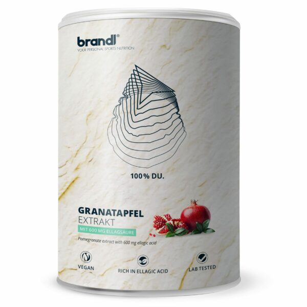 brandl® Granatapfelkern Extrakt Kapseln (mit Antioxidantien) | Premium-Qualität extern laborgeprüft