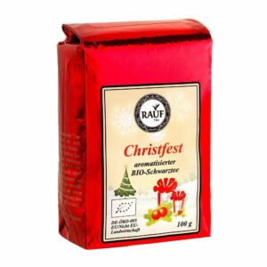 Aromatisierter Schwarztee Christfest Bio